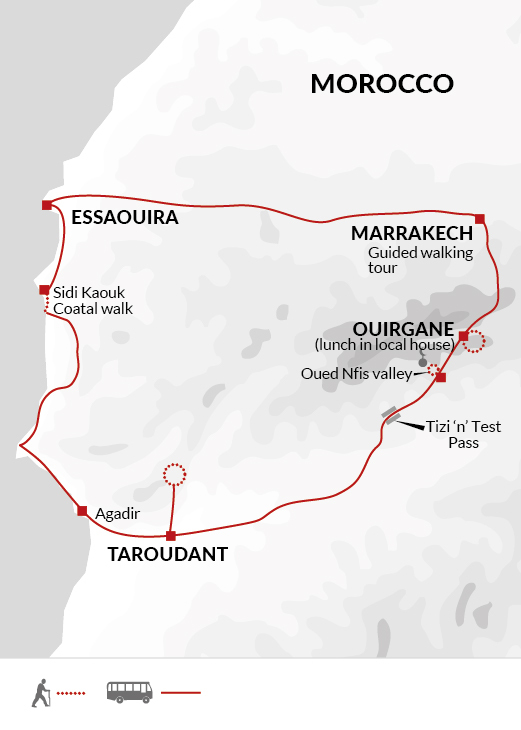 Walking in Morocco - Atlas to Atlantic