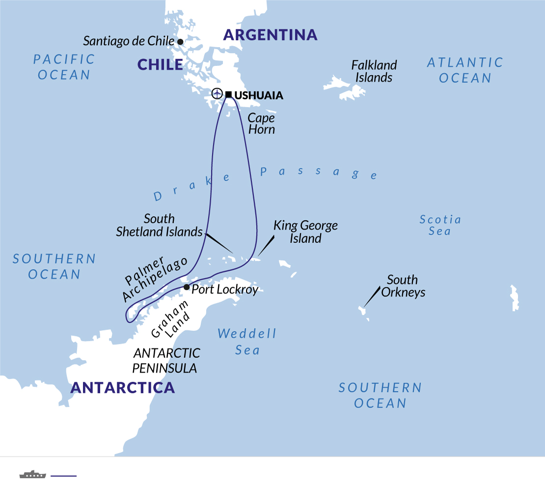 Across the Antarctic Circle - M/V Greg Mortimer