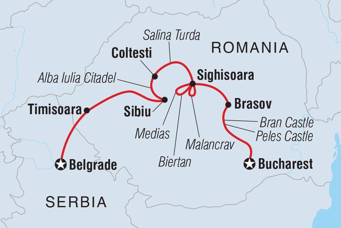 Premium Belgrade to Bucharest