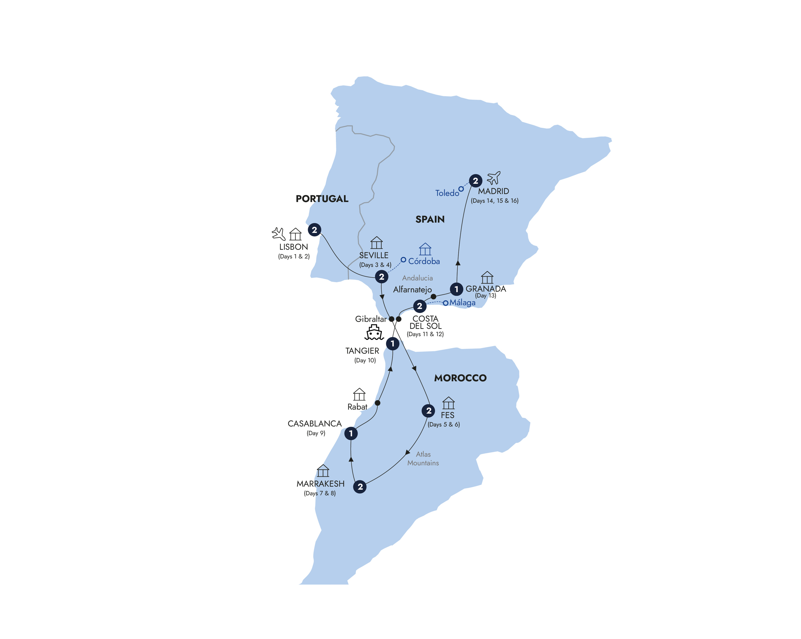 Treasures of Spain, Portugal & Morocco