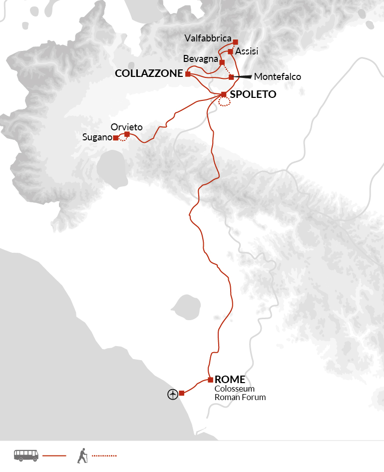 Upgraded - Walking Italy: Rome & Umbria