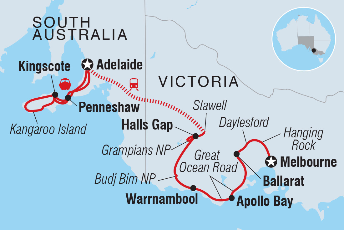 Melbourne to Kangaroo Island Adventure