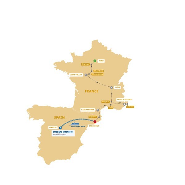 Highlights of France and Barcelona