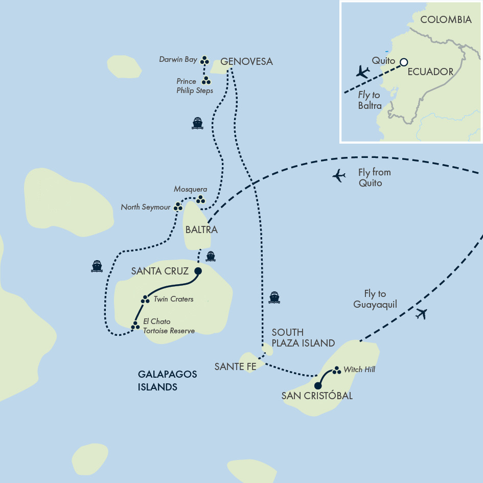 Galapagos Escape - Solaris (Itinerary B)