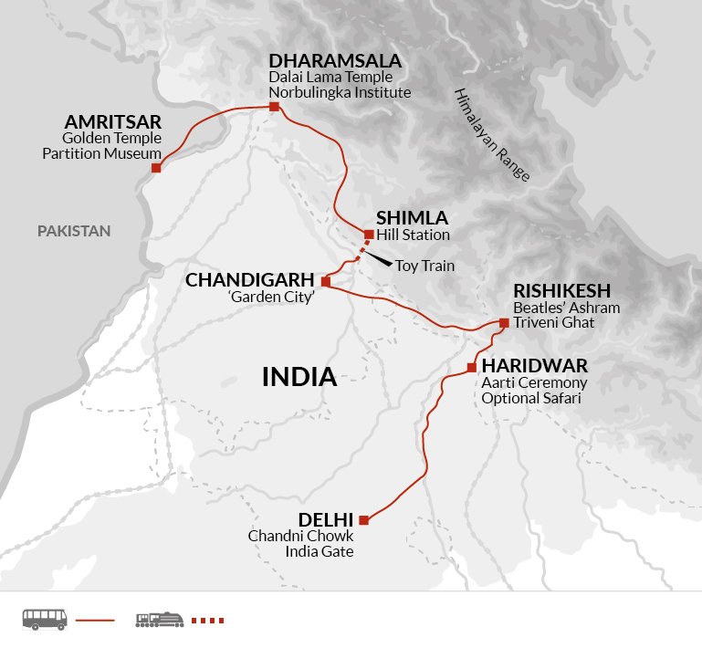 Spiritual India - Foothills of the Himalaya