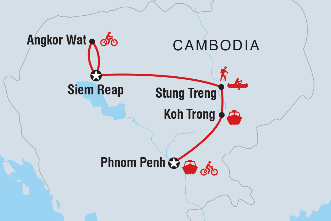 Cambodia: Hike, Bike & Kayak