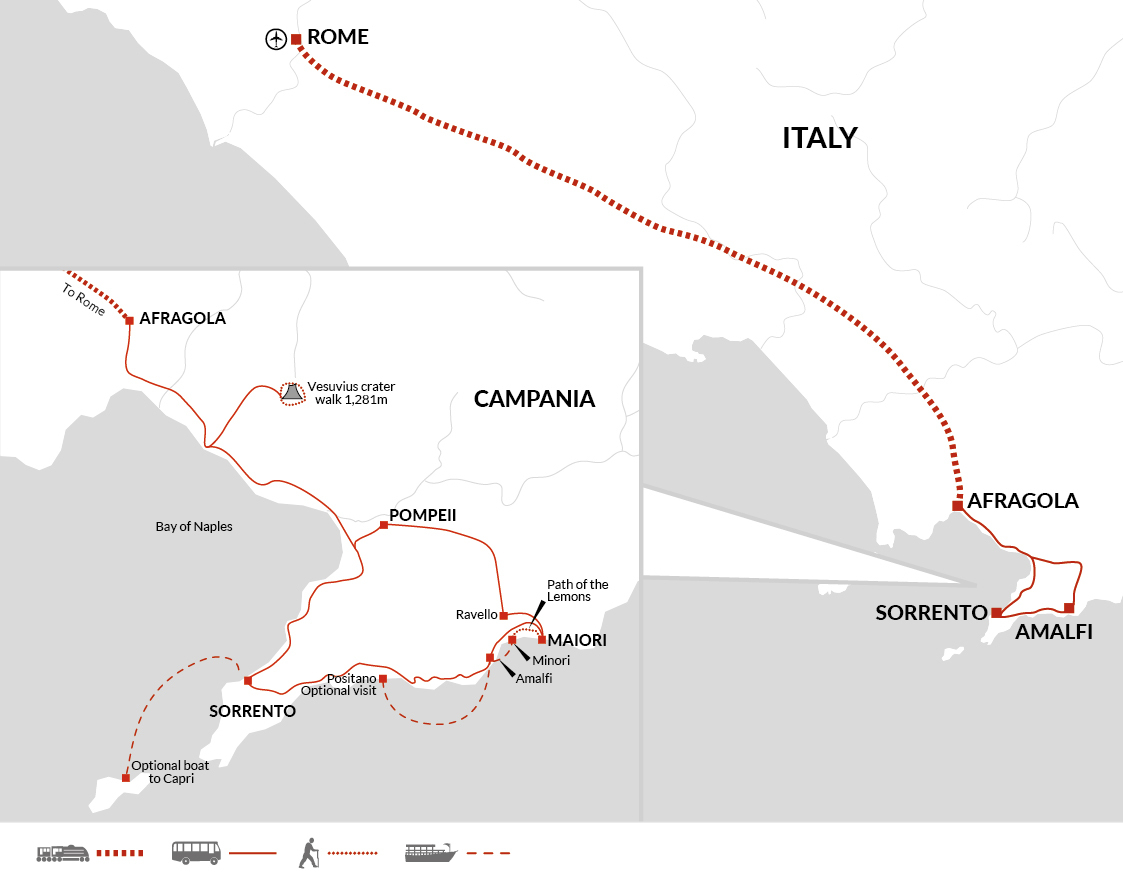 Rome, Sorrento and the Amalfi Coast