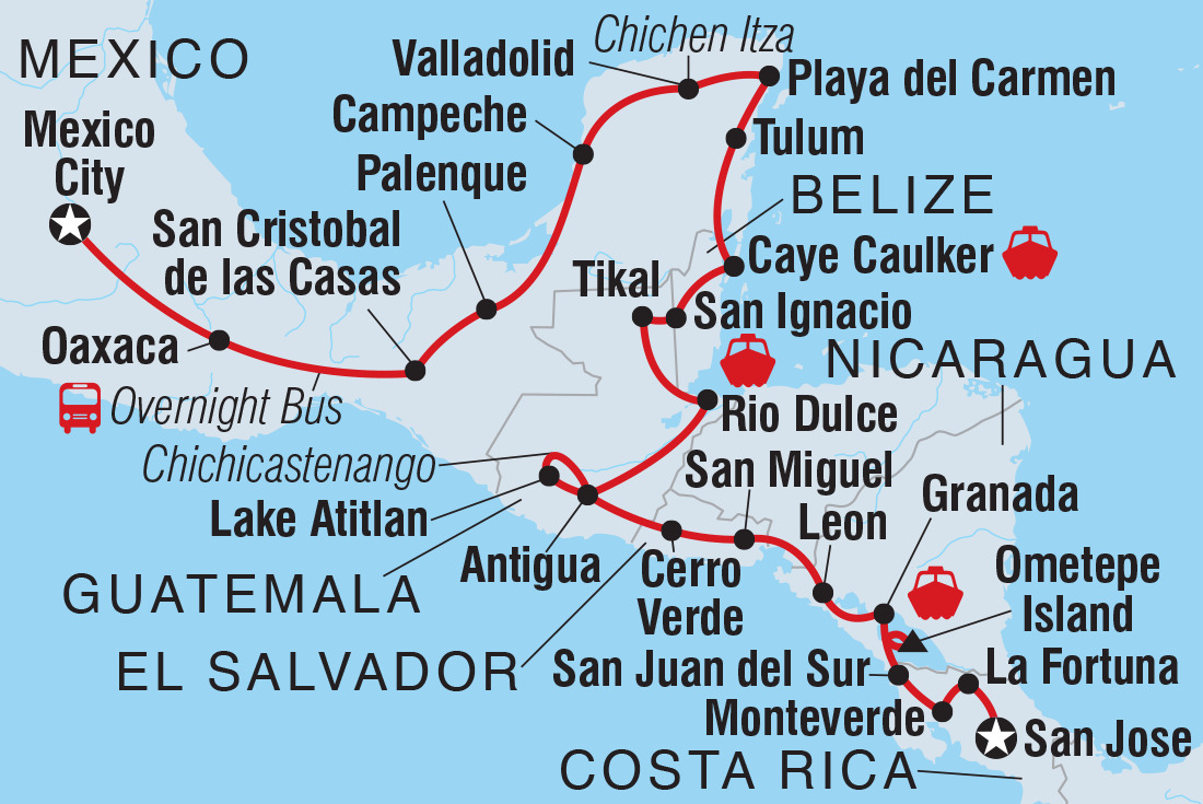18 to 35s Epic Central America