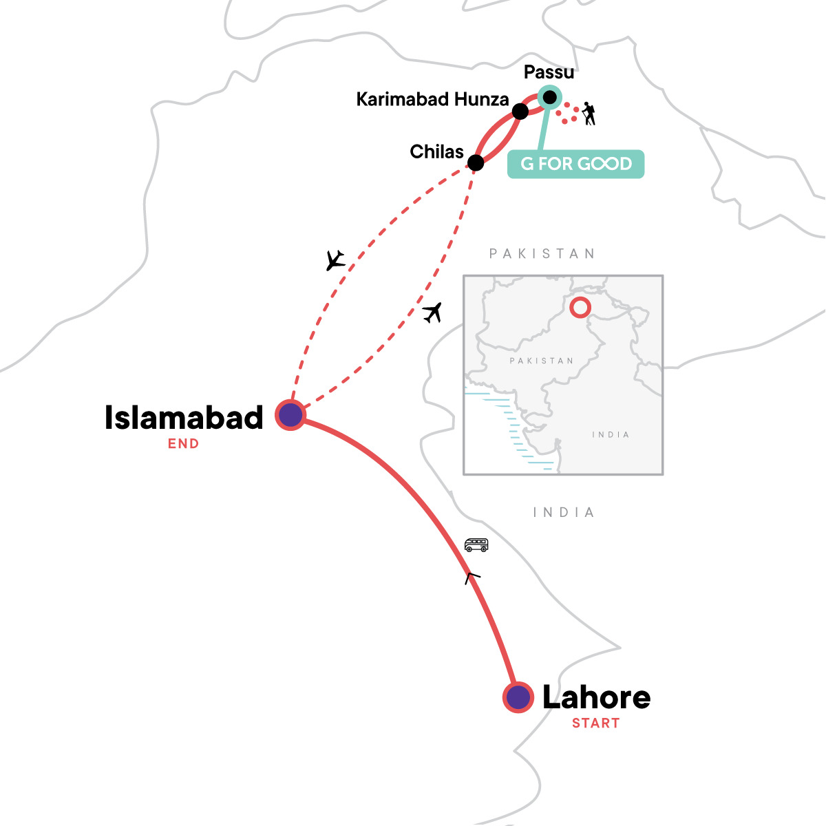 Best of Pakistan: Lahore, Islamabad & Passu Glacier