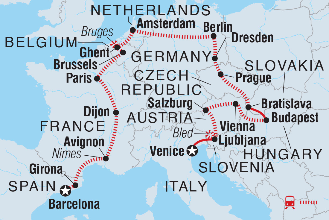 Barcelona to Venice