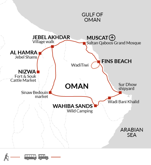 Mountains, Deserts and Coast of Oman