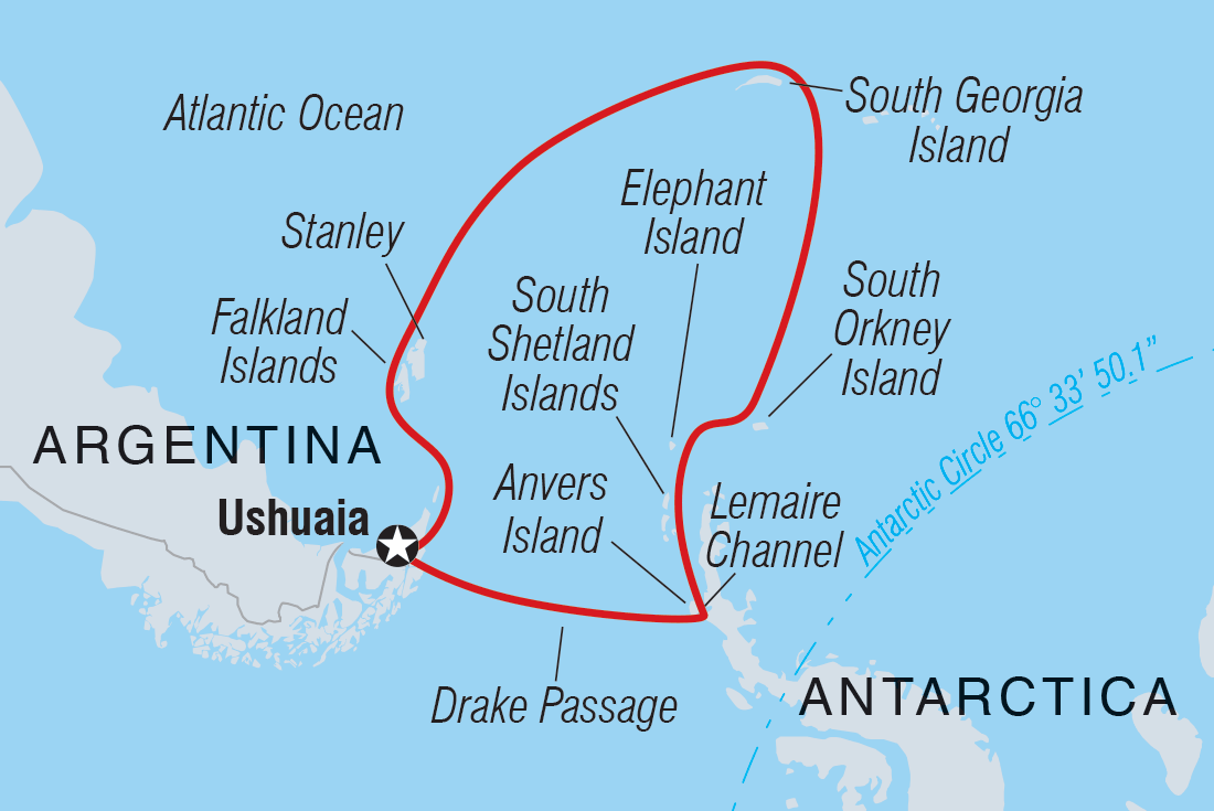 Falklands, South Georgia and Antarctica: Explorers and Kings