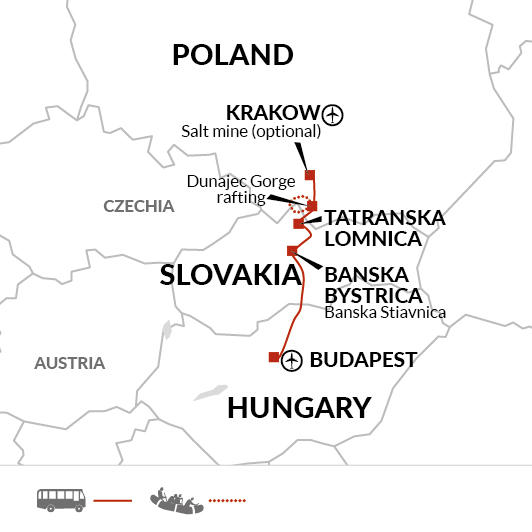 Krakow to Budapest Adventure
