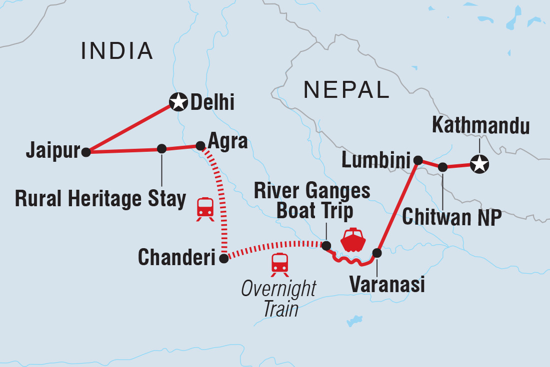 Highlights of India & Nepal