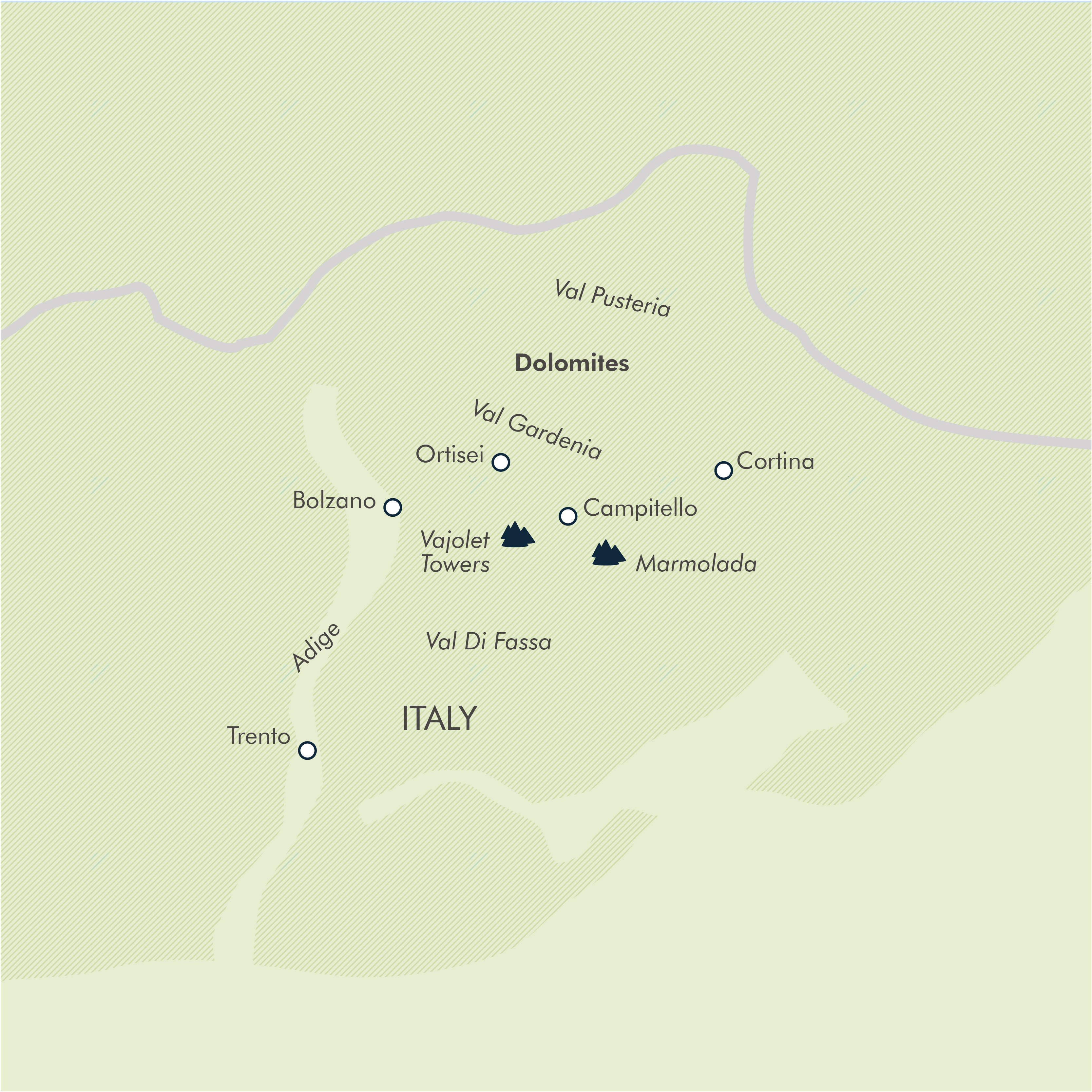 Highlights of the Dolomites