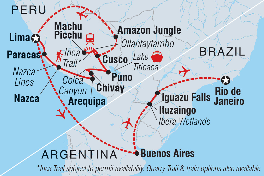 Ultimate Peru, Argentina & Brazil