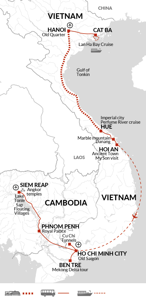 Inside Vietnam + Cambodia Highlights