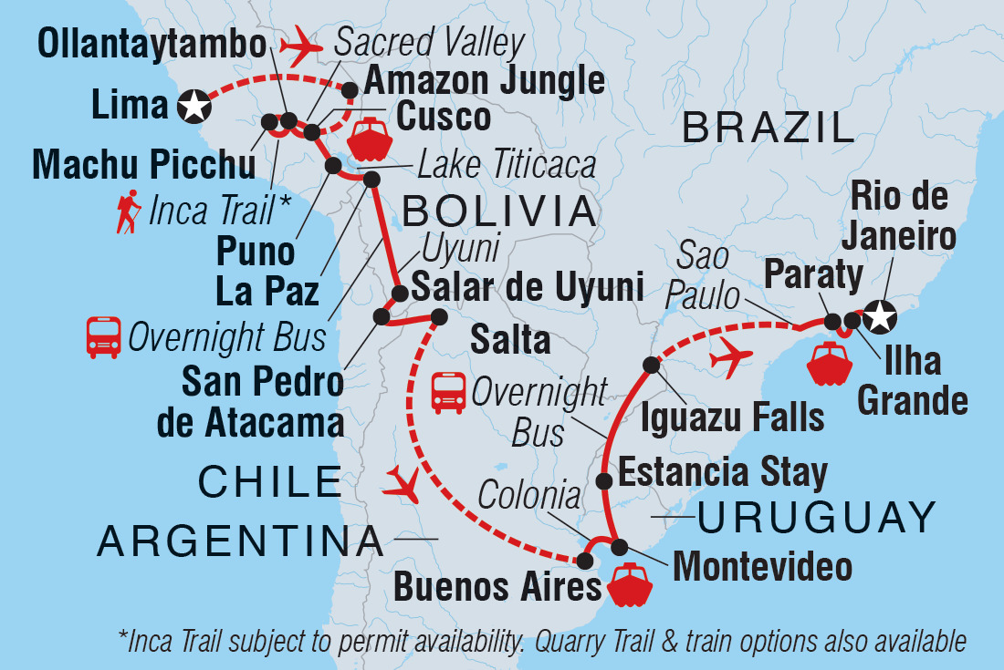 18 to 35s Epic South America