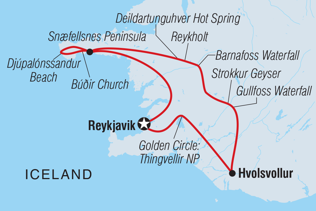 Explore Iceland: Golden Circle & Snaefellsnes Peninsula