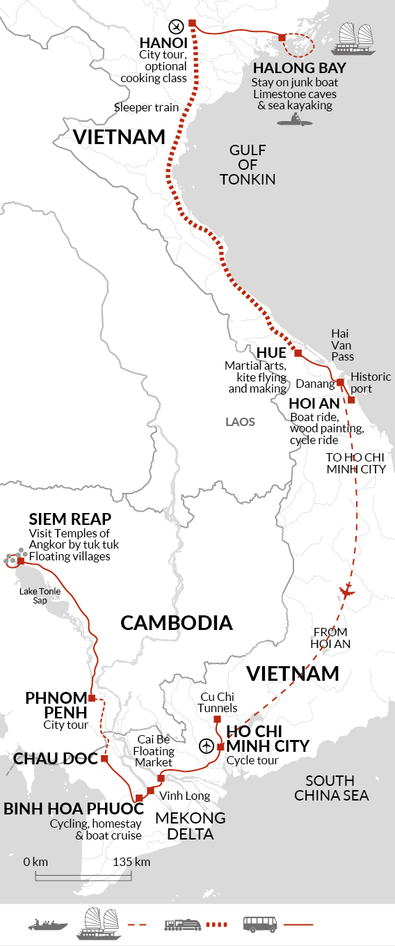Family Discovery Vietnam and Angkor Wat Extension