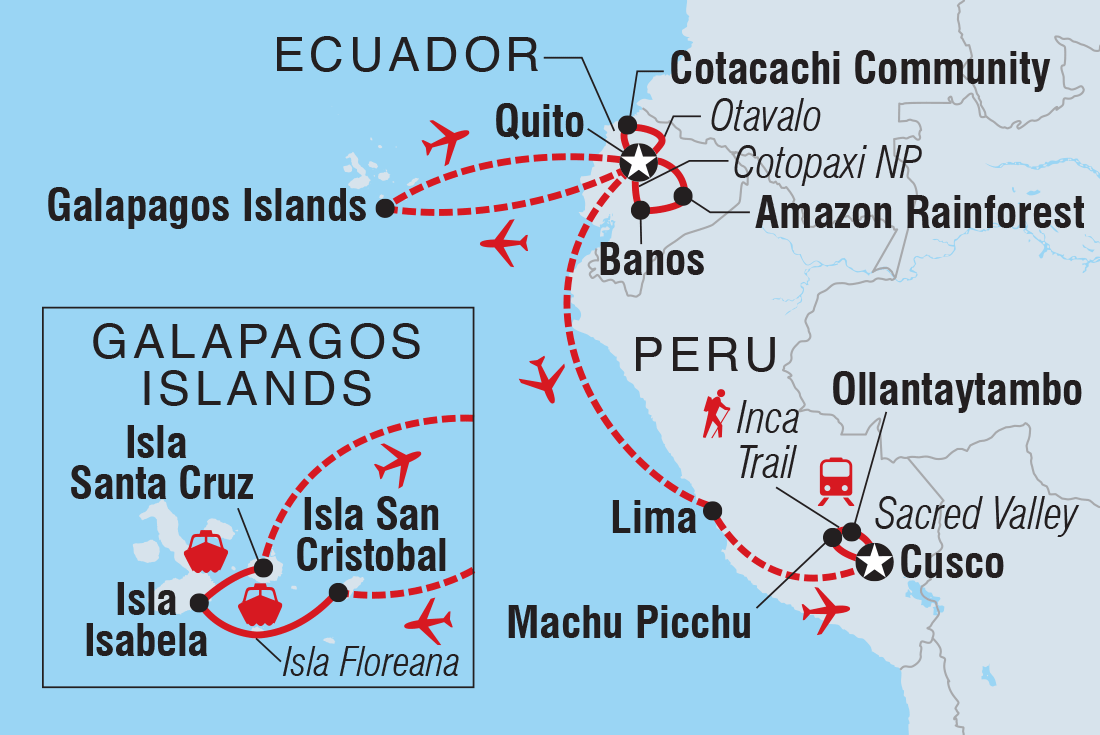 Ecuador, Galapagos & Peru Explorer 