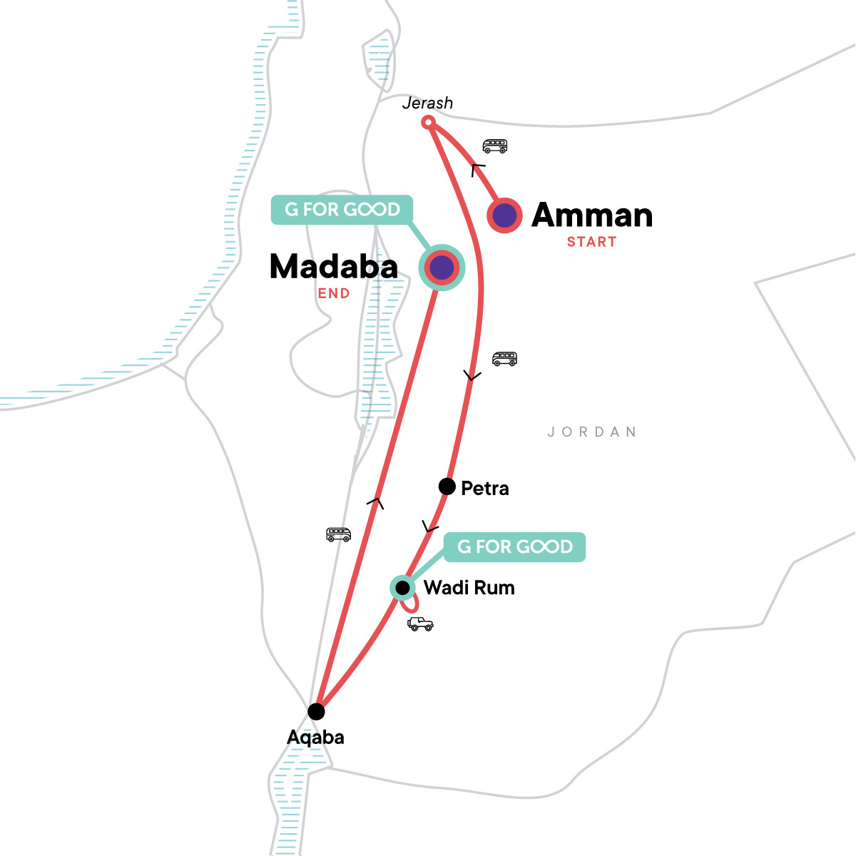 Jordan: Ancient Cities, Iconic Petra & Red Sea Swimming