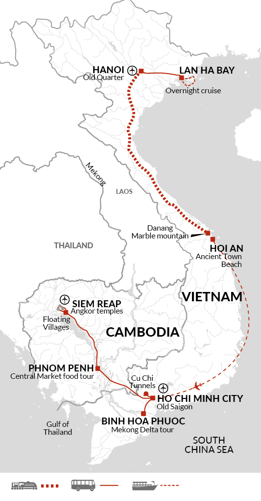 Highlights of Vietnam and Cambodia