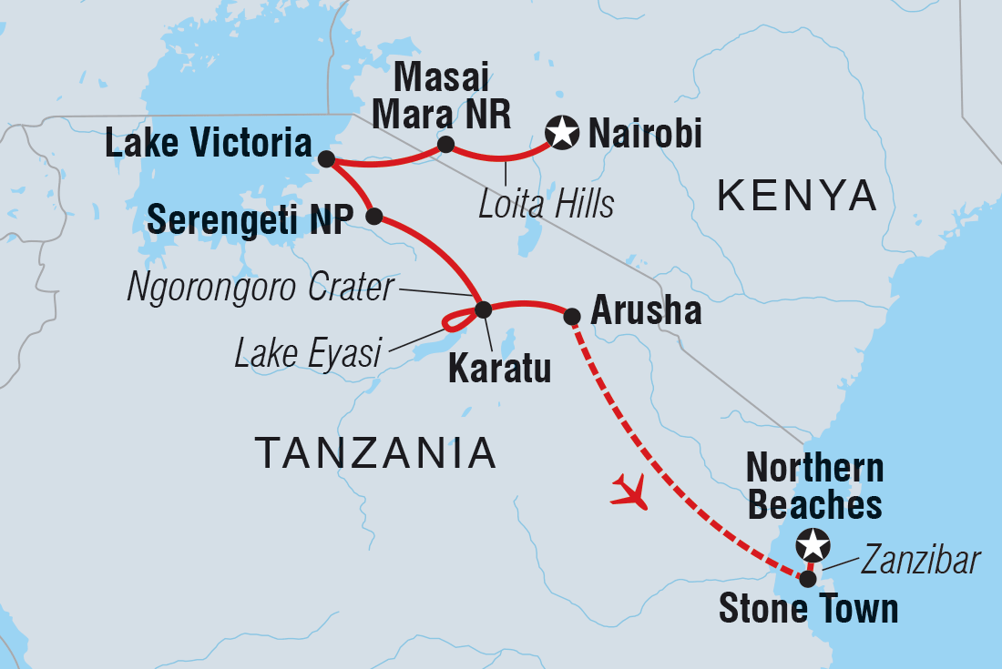 East Africa Safari & Coast