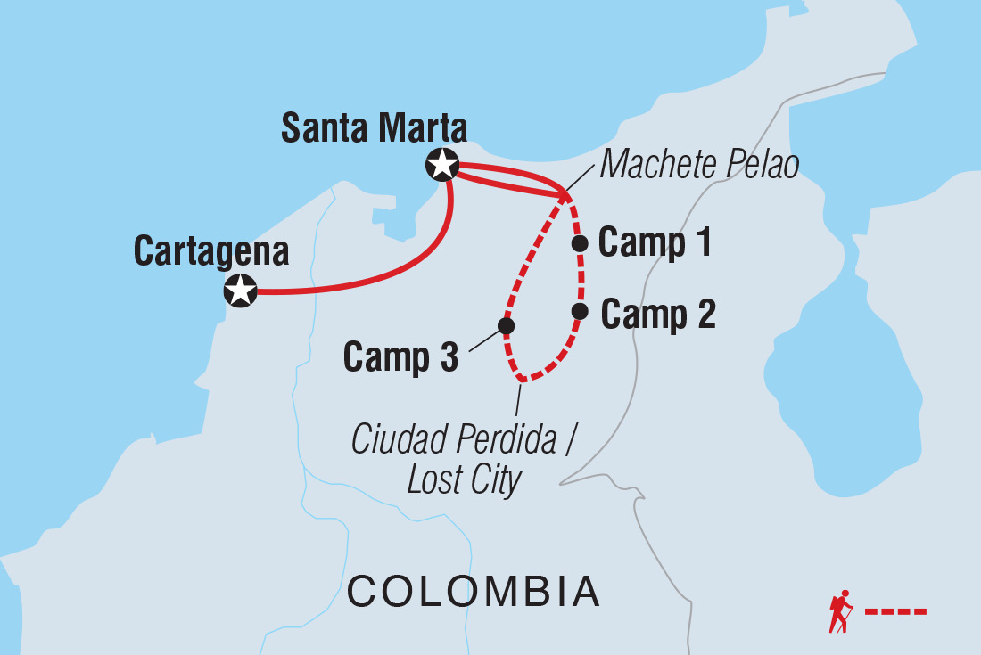 Lost City Trekking in Colombia