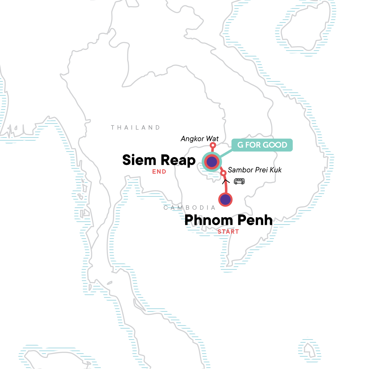 Cambodia Adventure: Phnom Penh & Siem Reap Hangouts