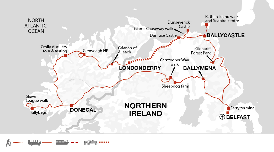 Walk Northern Ireland and Donegal
