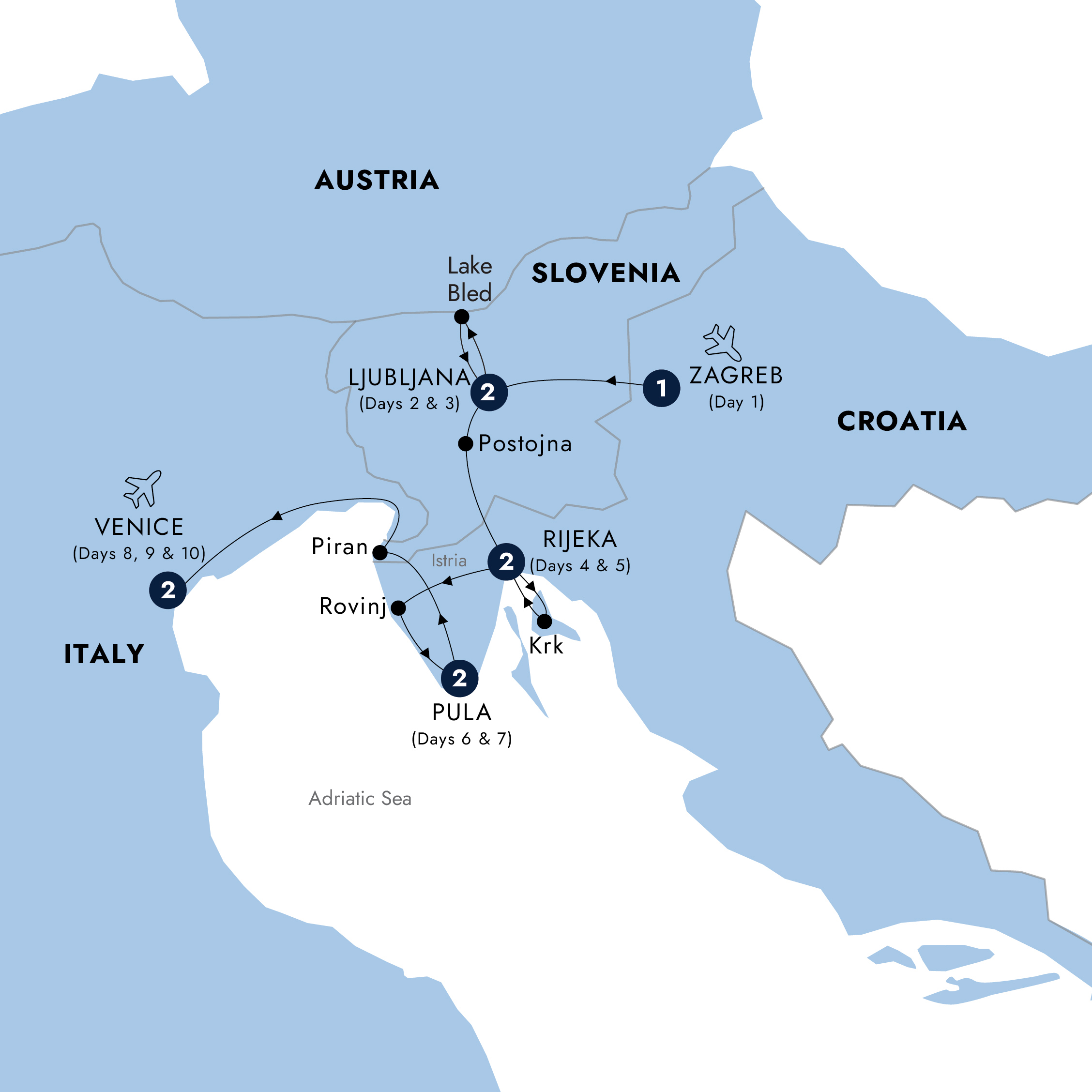 Adriatic Escape - Small Group