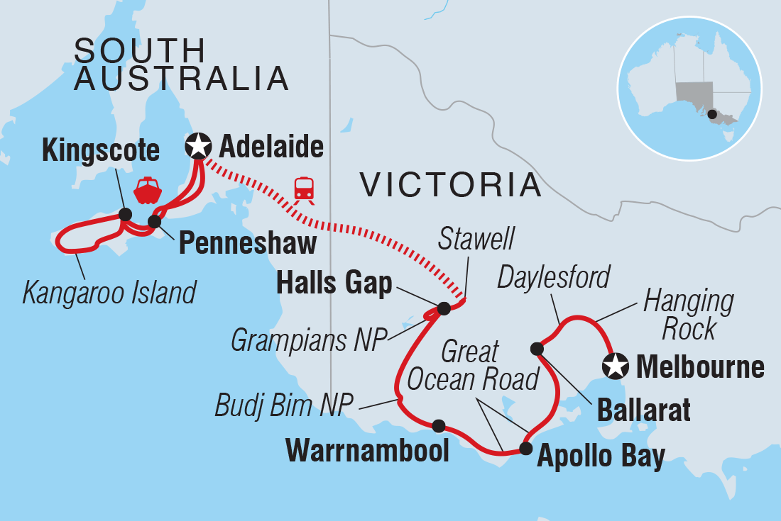 Melbourne to Kangaroo Island Adventure