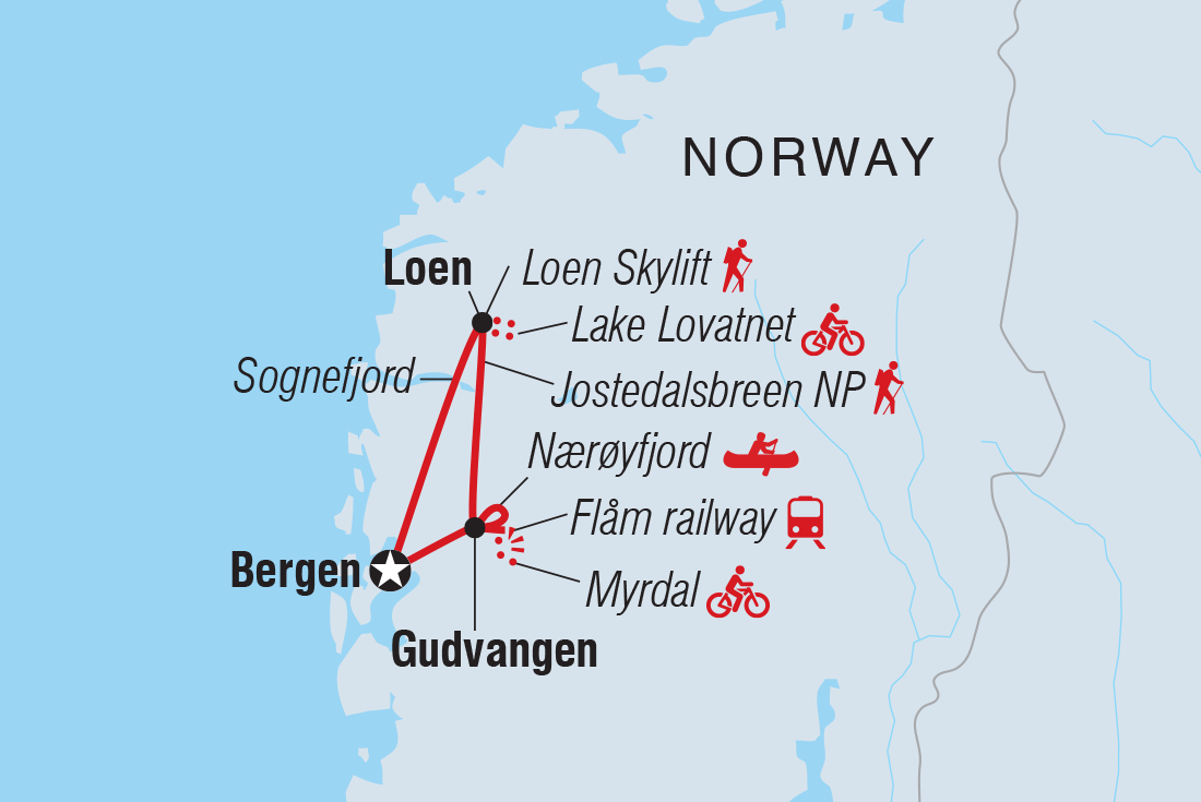 Norway: Hike, Bike & Kayak