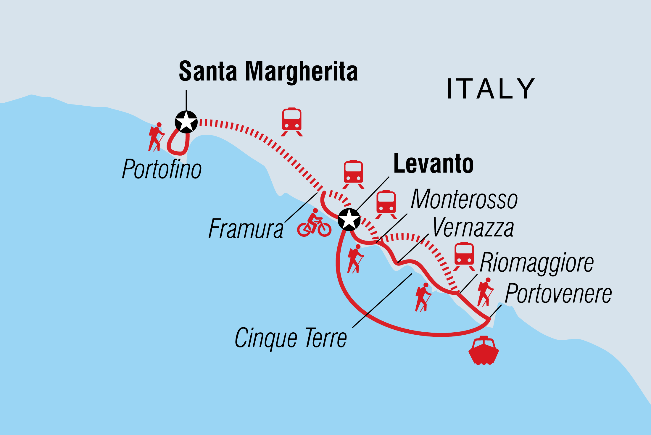 Cinque Terre: Hike, Bike & Kayak