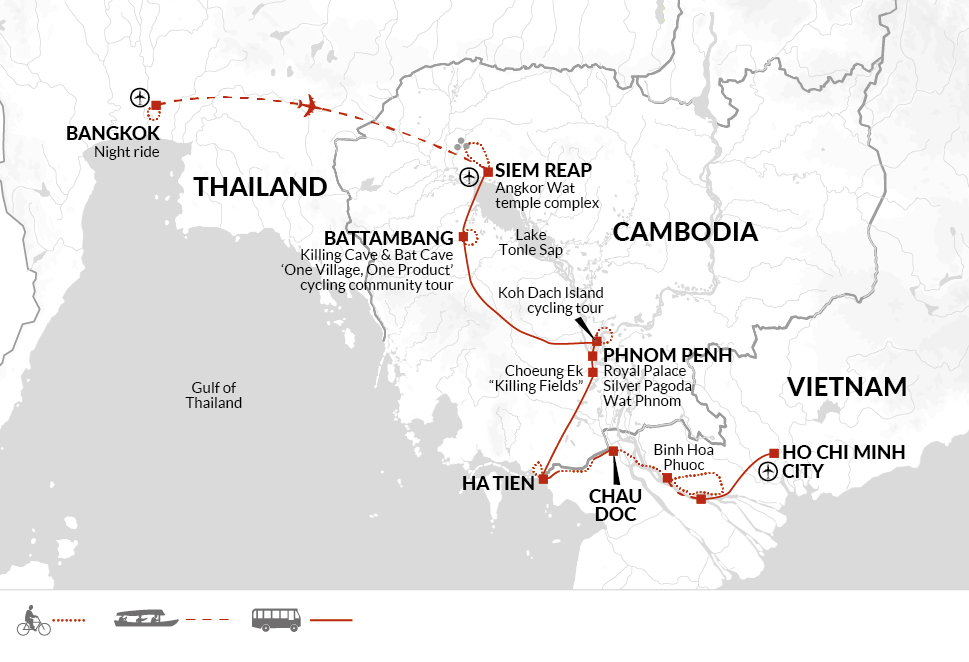 Bangkok to Saigon by Bike