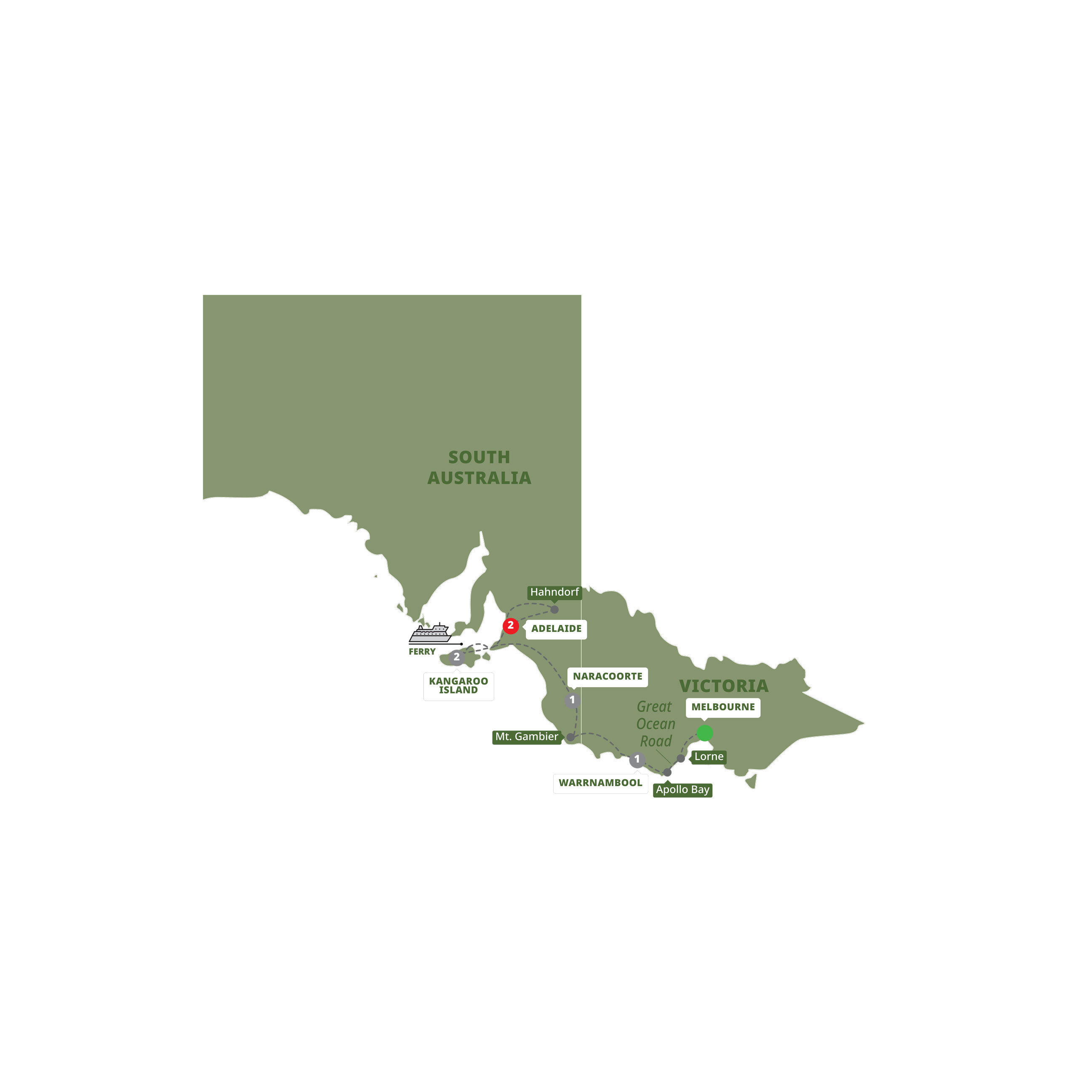 Great Ocean Road & Kangaroo Island Escape