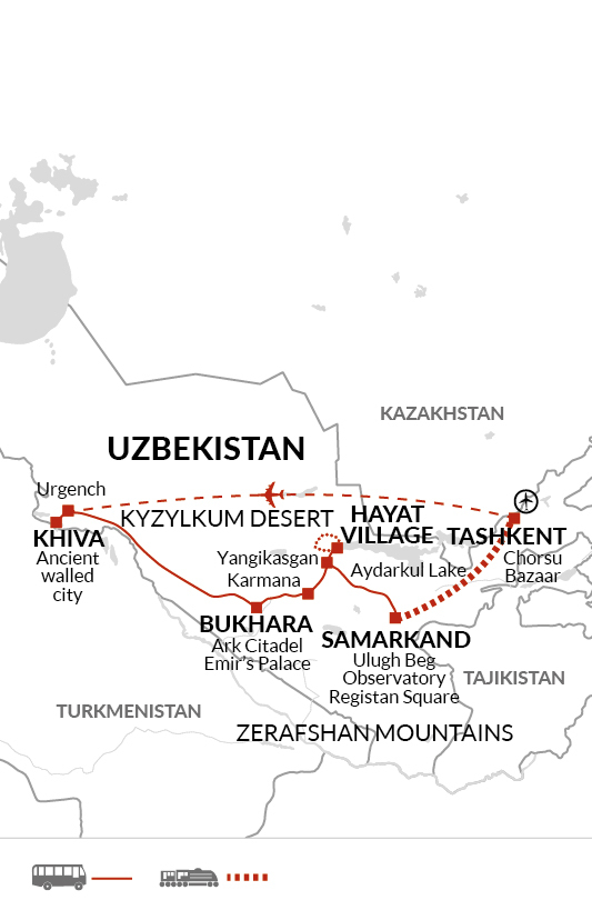 The Silk Road of Uzbekistan