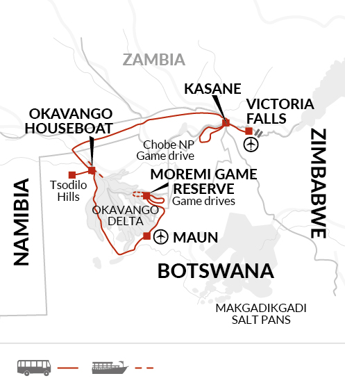 Family Botswana and Zimbabwe Safari Adventure