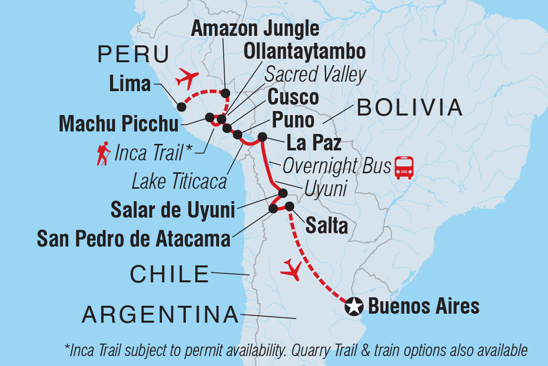Epic Peru, Bolivia & Argentina
