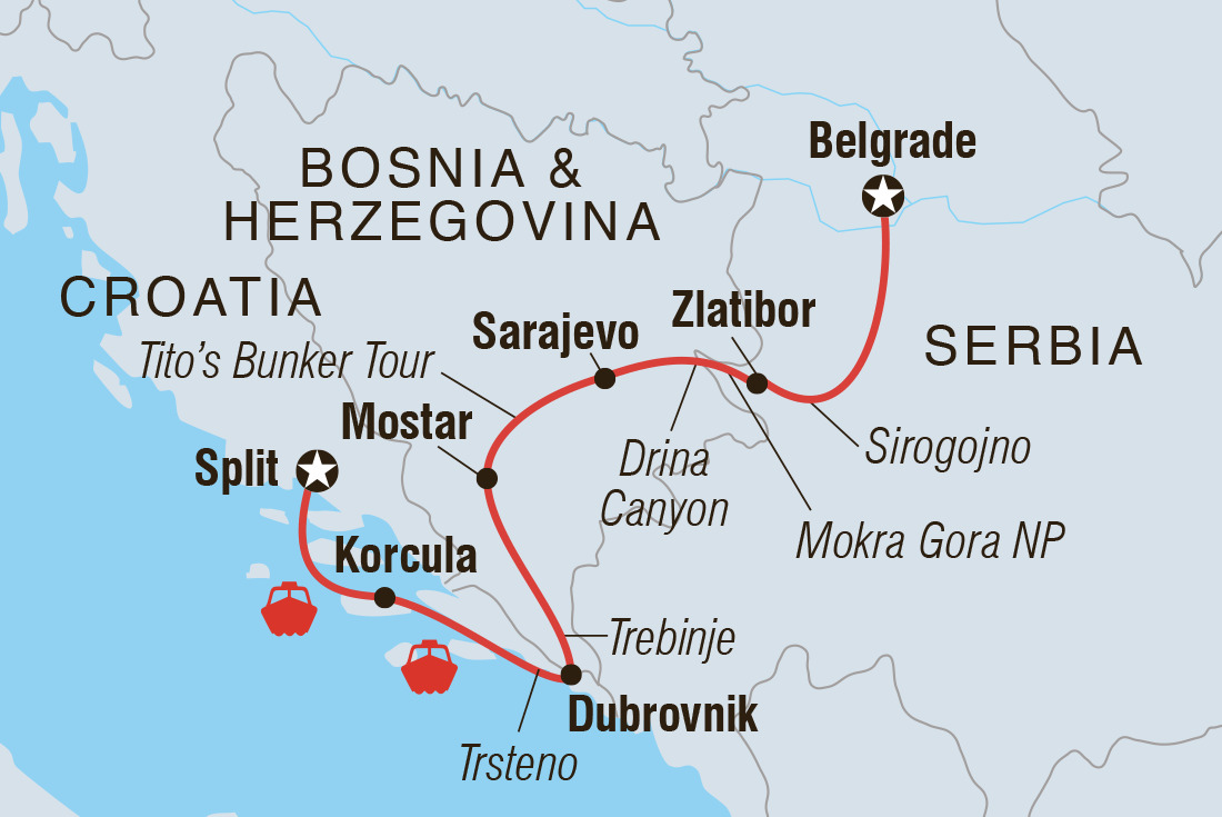Premium Split to Belgrade