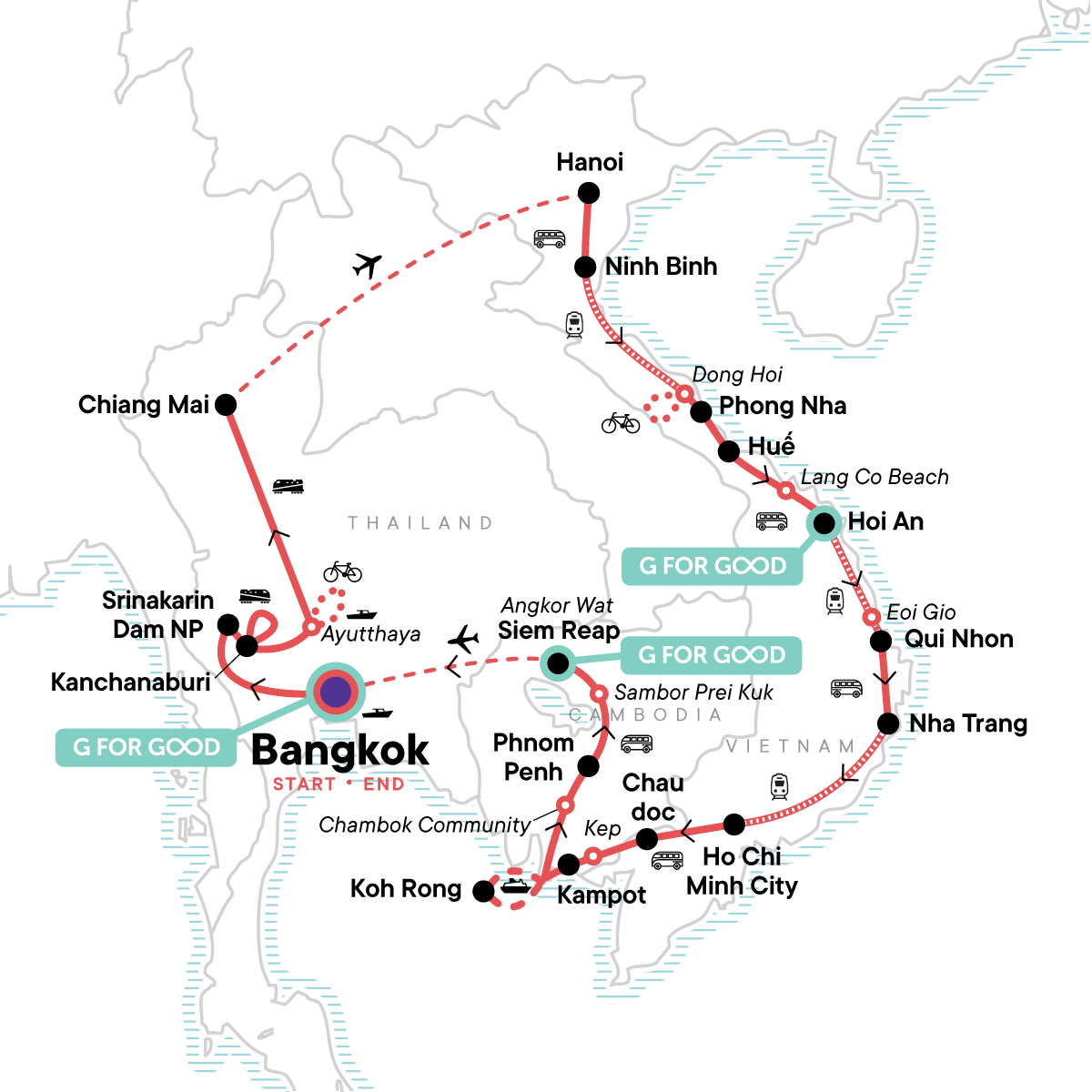 The Most Southeast Asia: Thailand, Vietnam & Cambodia