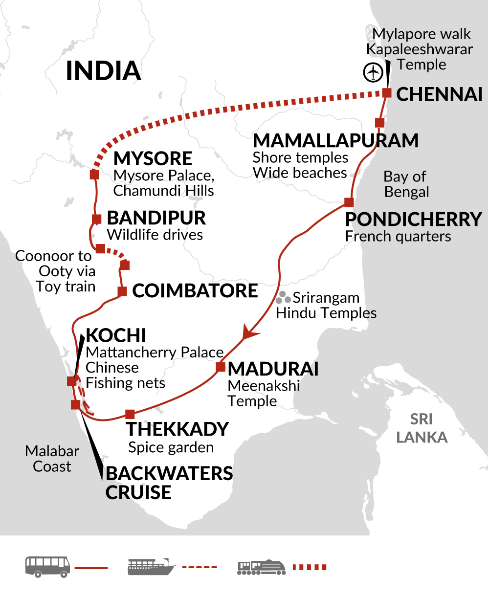 Highlights of Southern India
